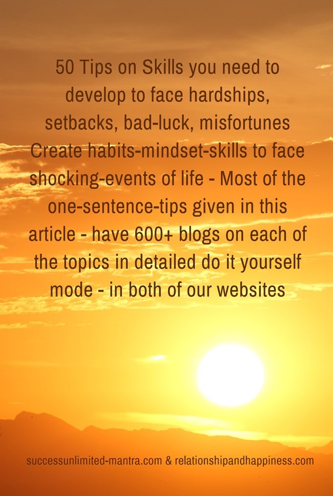 50-tips-on-skills-you-need-to-develop-to-face-hardships