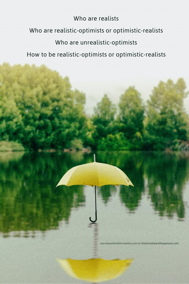 35 tips How to be optimistic-realist